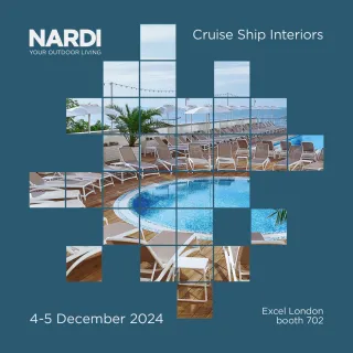 Nardi a Cruise Ship Interiors 2024, Londra