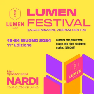Nardi is the main sponsor at LUMEN FESTIVAL 