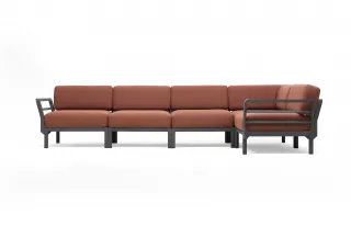 sofa Maximo 5 Basalto Cannella Sunbrella