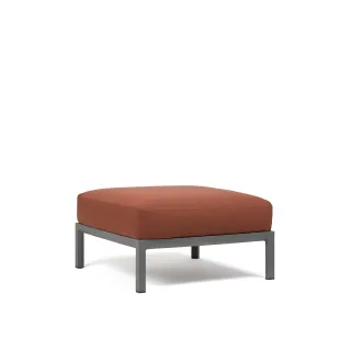 sofa Maximo Pouf Basalto Cannella Sunbrella