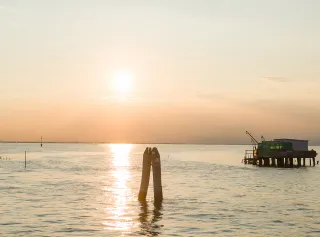 Alle zusammen bei der Festa del Redentore in Venedig