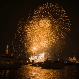 Todos juntos en la Fiesta del Redentor de Venecia